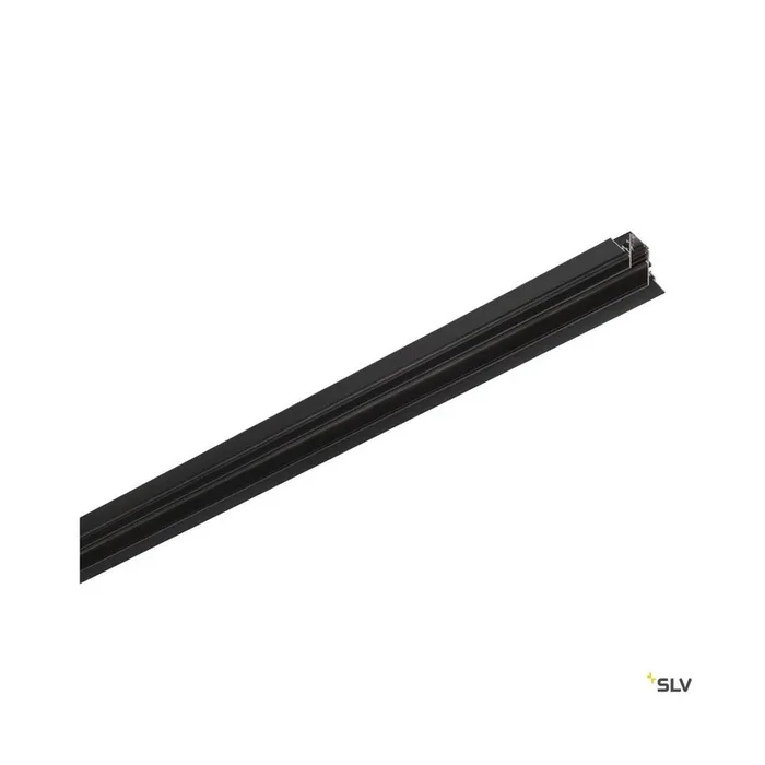 1 m Einbauschiene, 48V TRACK, schwarz, DALI