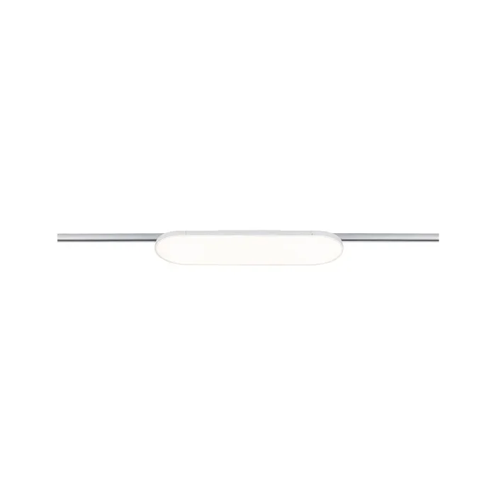 1-Phasen LED Panel URAIL DECK, oval, 52 x 12cm, 230V, 13.5W 3000K, Metall, dimmbar, Wei�