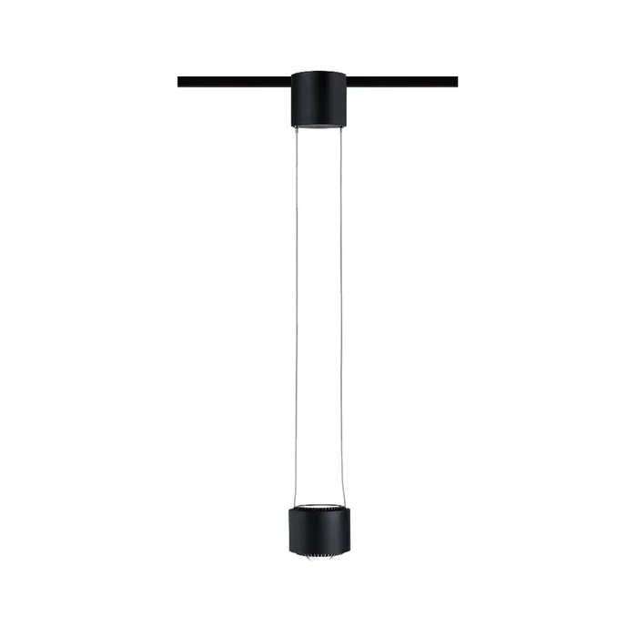 1-Phasen LED Pendelleuchte URAIL ALDAN, Linsenoptik, 230V, 13W 2700K, dimmbar, Wei� / Schwarz