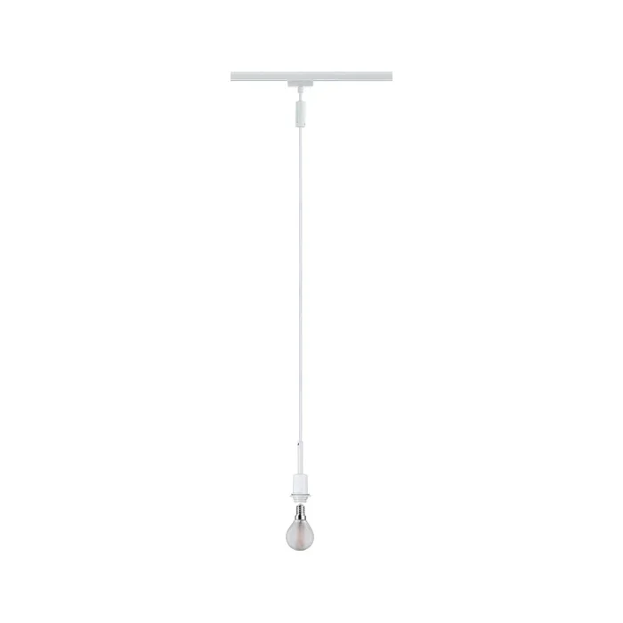 1-Phasen Pendelleuchte URAIL DECOSYSTEMS, 230V, E14 max. 20W, Metall / Kunststoff / Stoffkabel, Wei�