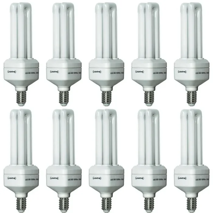 10 x LightMe ESL Energiesparlampe Röhre 5W = 25W E14 235lm Warmweiß 2700K