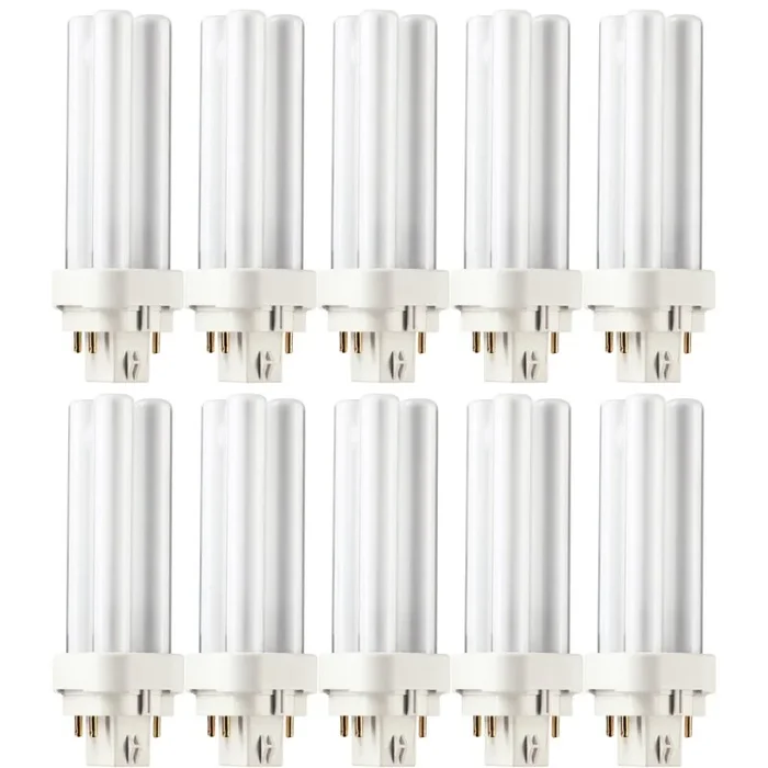 10 x Philips Master PL-C 4P 10W 827 Warmweiß Sockel G24q-1 10 Watt Energiesparlampe 4 Pins