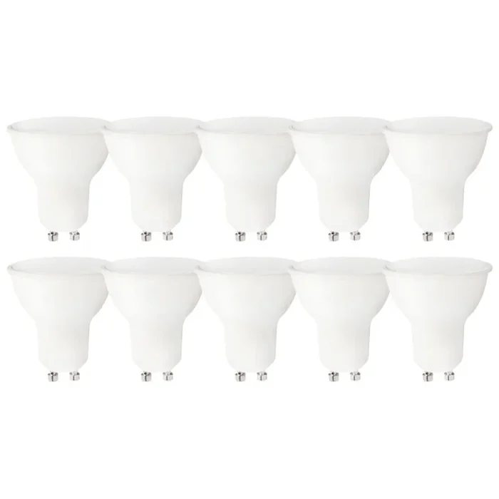 10 x Spectrum LED Leuchtmittel Reflektor 7,5W GU10 730lm Tageslicht 6000K kaltweiß 110°