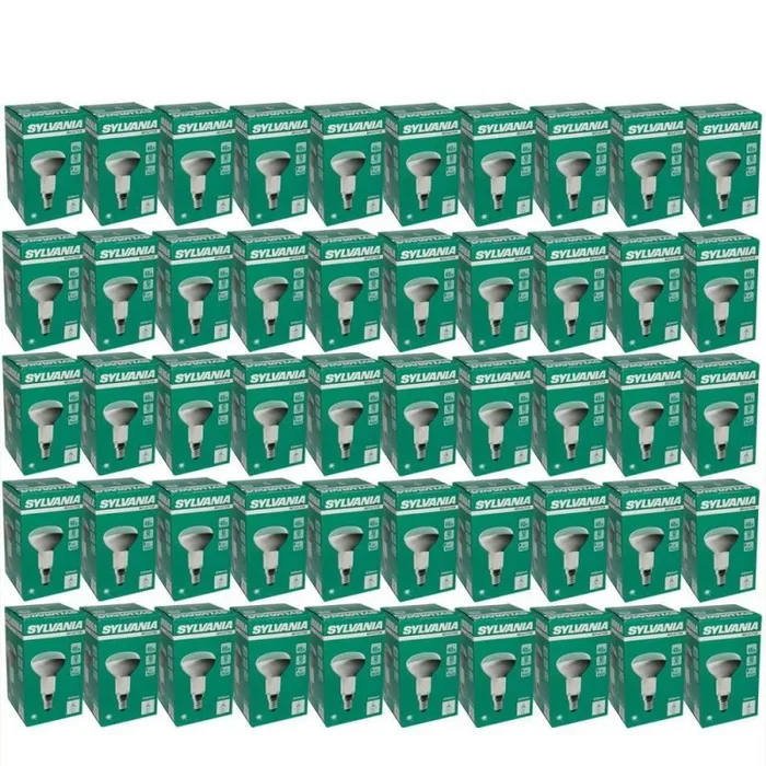 100 x Sylvania Reflektor Glühbirne Spot R50 40W E14 Matt Glühlampe 40 Watt Glühbirnen