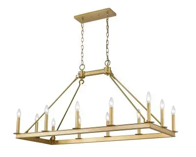 12 Light Linear Chandelier2408239
