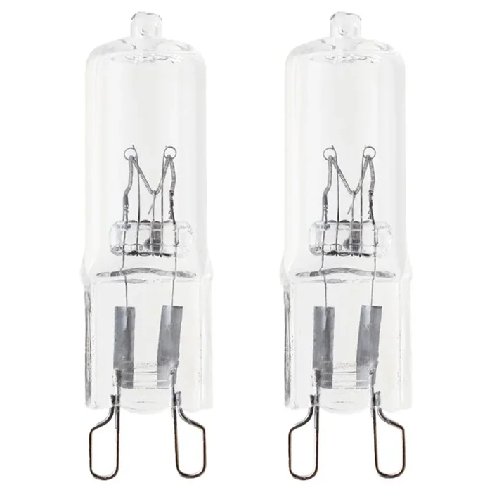 2 x GE Halogen Stiftsockellampe 20W G9 klar 235lm warmweiß 2700K dimmbar