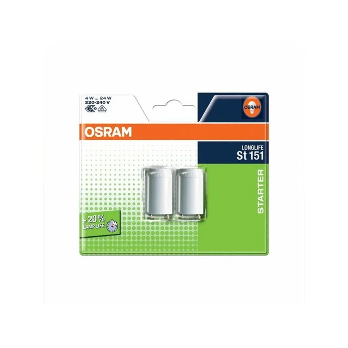 2 x Osram Starter Longlife ST151 4-22W 230V Reihenschaltung