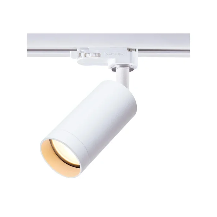 3-Phasen Strahler EINLICHT für Schienensystem “MASTA“ GU10, ØxL 54x100mm, weiß