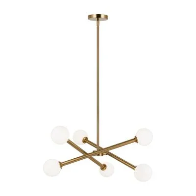 4 Lamps Camellia Vanity Light – Brushed Nickel – Clear Glass – 30.7in. Wide