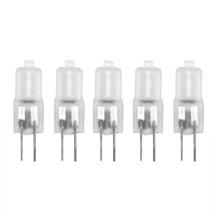 5 x G4 Halogen Stiftsockellampe 20W 12V MATT Halogenlampe warmweiß dimmbar