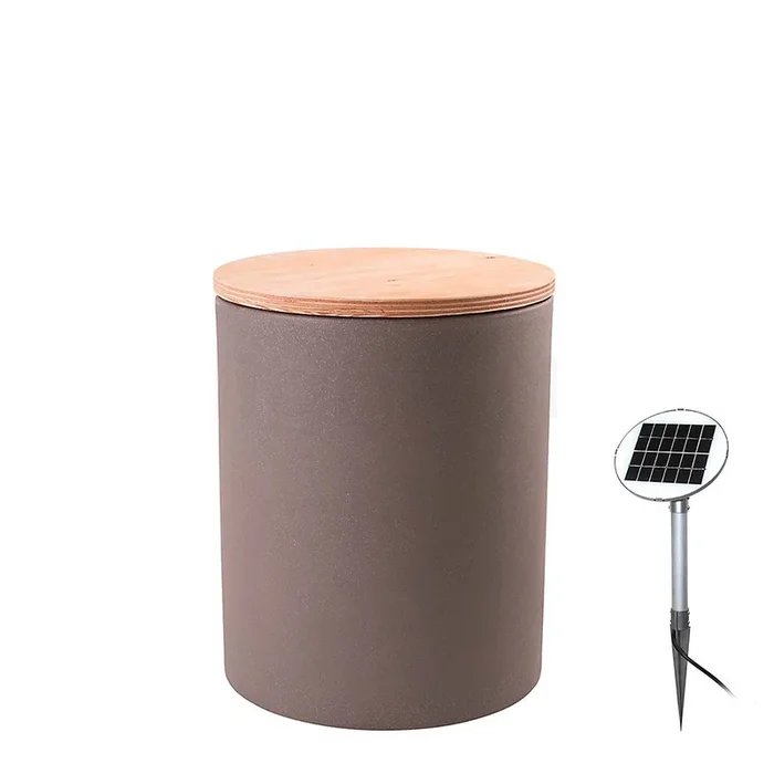 8 seasons design Shining Drum Bodenleuchte inkl. Deckel