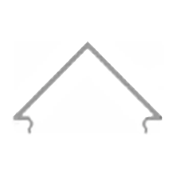 Abdeckung E-05-15, BxH: 46,1×24,8mm, wei�-satiniert, 200cm