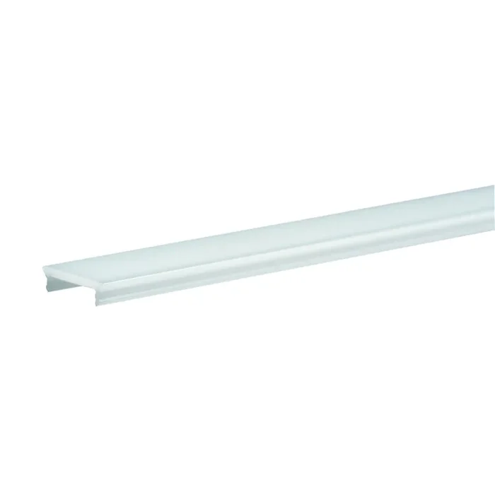 Abdeckung f�r ALU-Profil FUP18/7, b�ndig, flach, opal, Polycarbonat (PC), 200cm