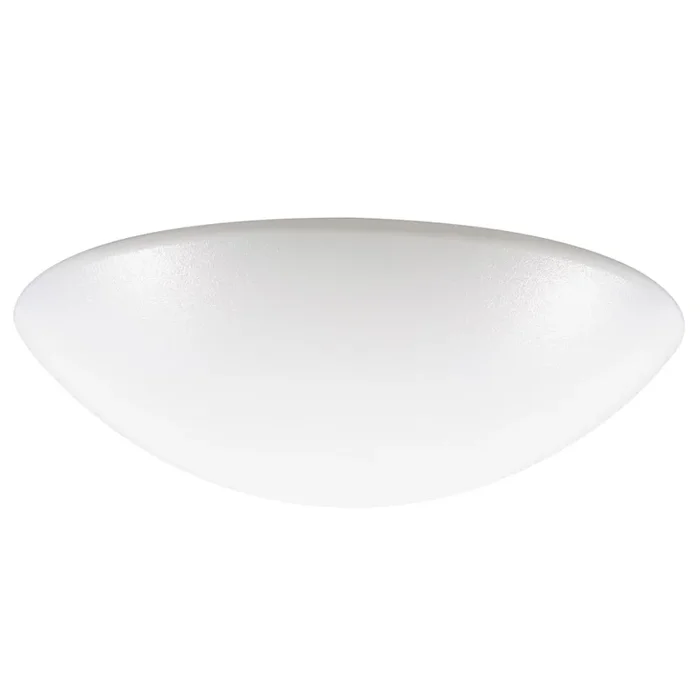 Abdeckung f�r LED Wand-/Deckenleuchte, � 60cm, bombiert, IK08, PC, seidenmatt