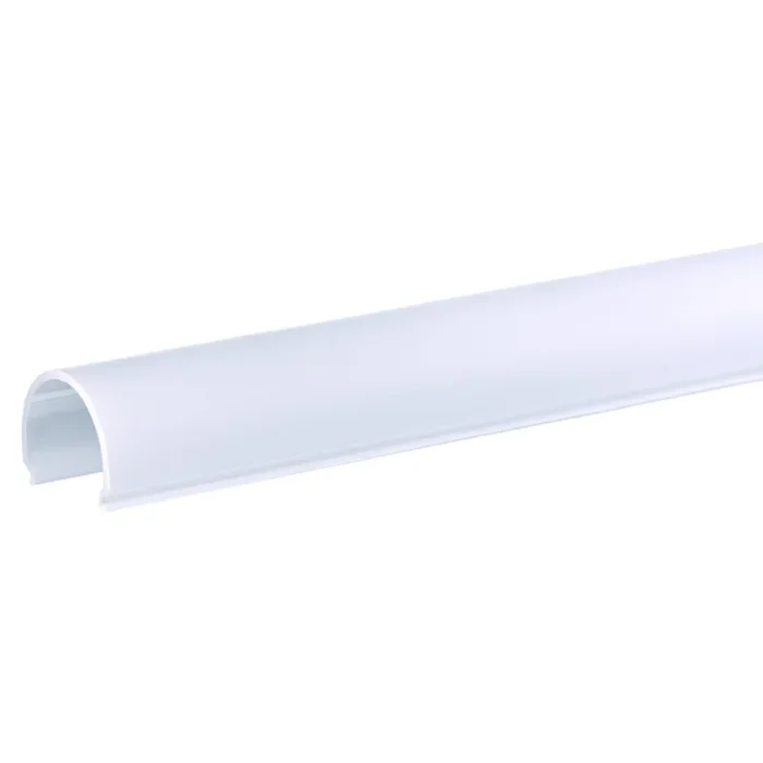 Abdeckung f�r Unterputz-Profil UP20/11, Polycarbonat (PC), 200cm / 2.7cm, gew�lbt, opal