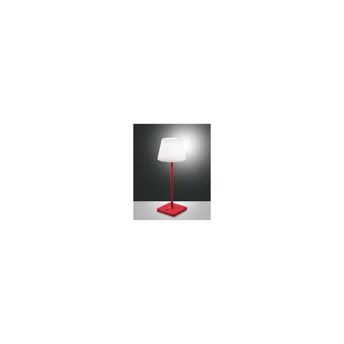 Adam Akku Tischleuchte IP44 LED 2,5W stufenlos dimmbar Rot