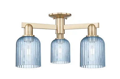 Arcadia Three Light Semi-Flush Mount (716-3F-CB-G559-5BL)