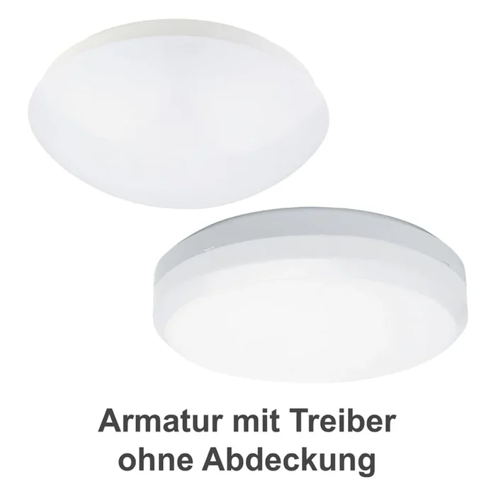 Armatur f�r LED Wand-/Deckenleuchte SERIE 7465, � 36cm, 19W, 4000K, 2300lm, IP65, DALI/Touch, wei�