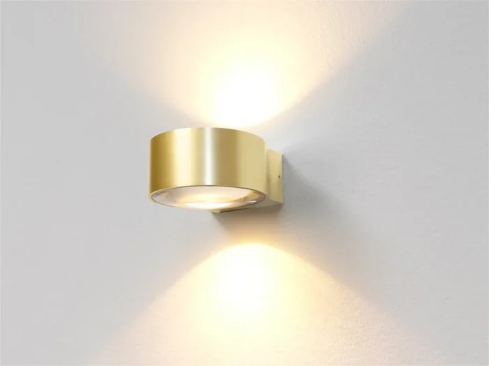 Artdelight – Design-Wandleuchte Hudson Gold