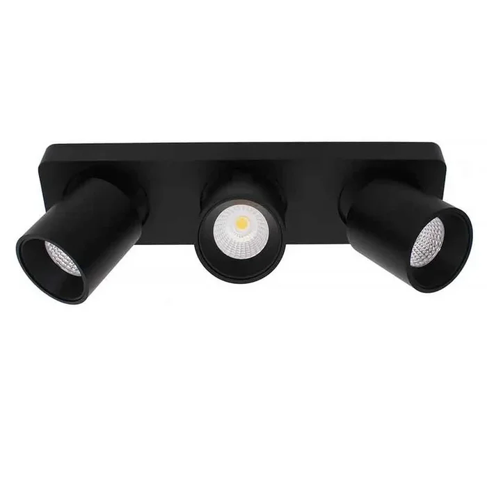 Artdelight – LED Deckenstrahler Laguna 3 Lichtschwarz
