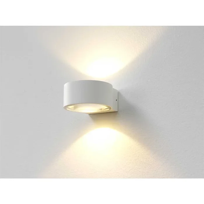 Artdelight – LED Wandscheinwerfer Hudson 11cm – weiß