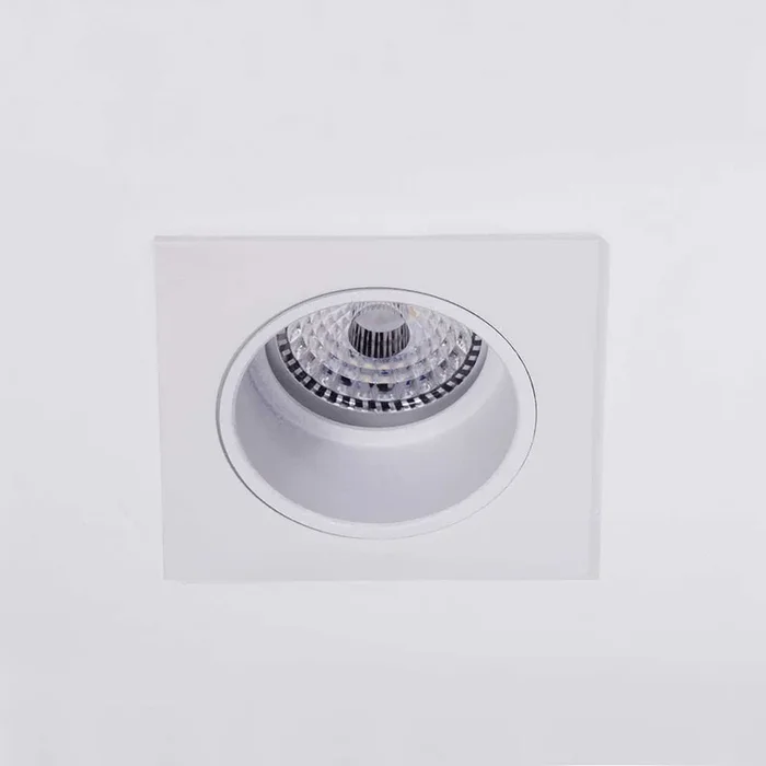 Artdelight – Weißer Einbaustrahler Downel 9cm