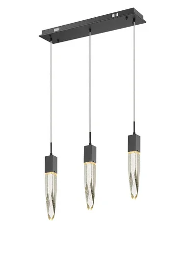 Aspen LED Pendant (HF1900-3-AP-BK)