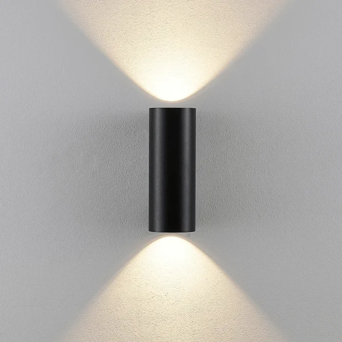 Au�enwand-Strahler CAN IP65 UP & DOWN, 2-flammig, 2x GU10 max. 7.5W, starr, schwarz