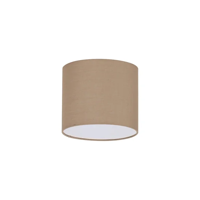 Aufsatz-Leuchtenschirm SET UP CONO, � 16.5cm / H 14cm, zylindrisch, PVC feuerfest, taubengrau