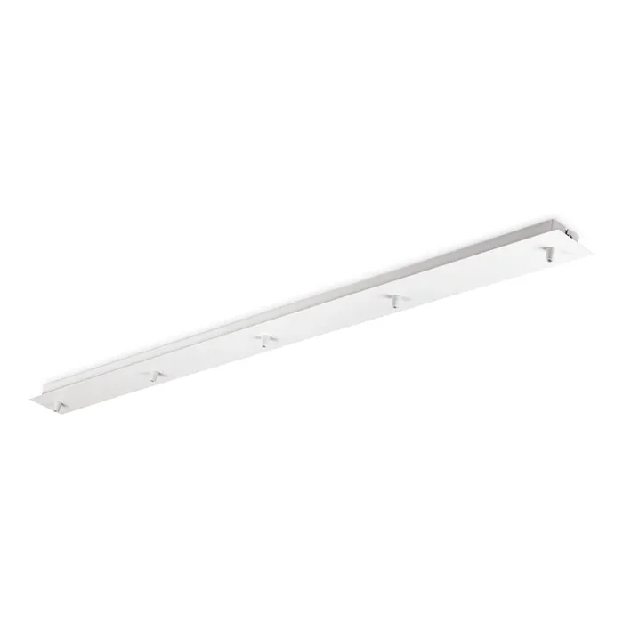 Baldachin LINEAR STANDARD, eckig, 120cm, 5-fach, �berstand-Blende, wei�