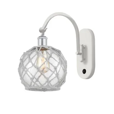 Ballston One Light Wall Sconce (518-1W-WPC-G122-8RW)