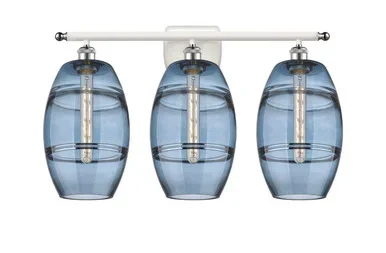 Ballston Three Light Bath Vanity (516-3W-WPC-G557-8BL)