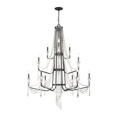 Barcelona 12 Light Chandelier (270C12OX)