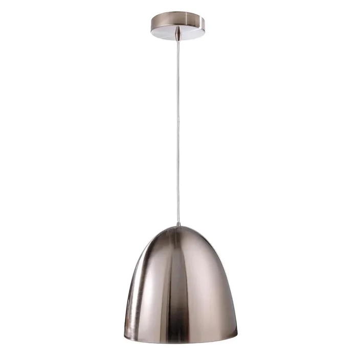 Bell moderne Pendelleuchte Metallschirm silber Ø30 cm E27