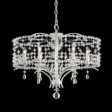 Bella Rose Six Light Chandelier (TC1024N-23H)