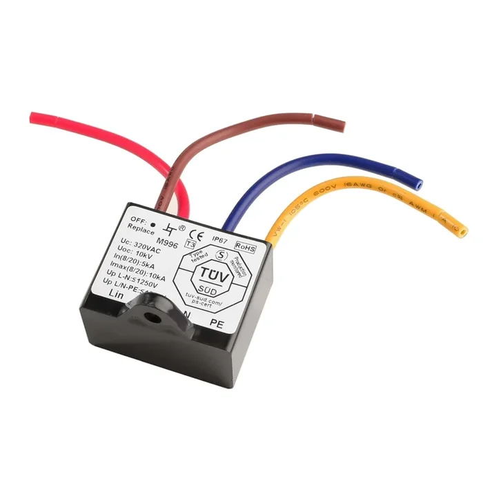 �berspannungsschutzfilter mit Kontrollanzeige, 230-277VAC 50/60Hz, Spannungsschutz bis 1500
