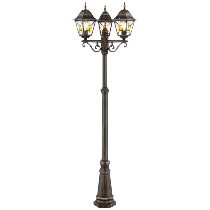 Brilliant – 3-flammige Laterne Janel 226cm klassisch