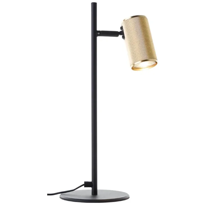 Brilliant – Schwarz mit goldener Tischlampe Marty