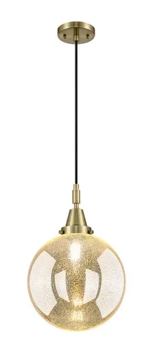 Caden One Light Pendant (447-1P-AB-G208-10)