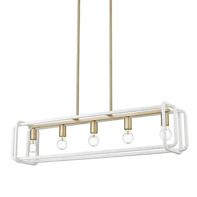 Camden Five Light Linear Pendant (6085-LP BCB-WR)