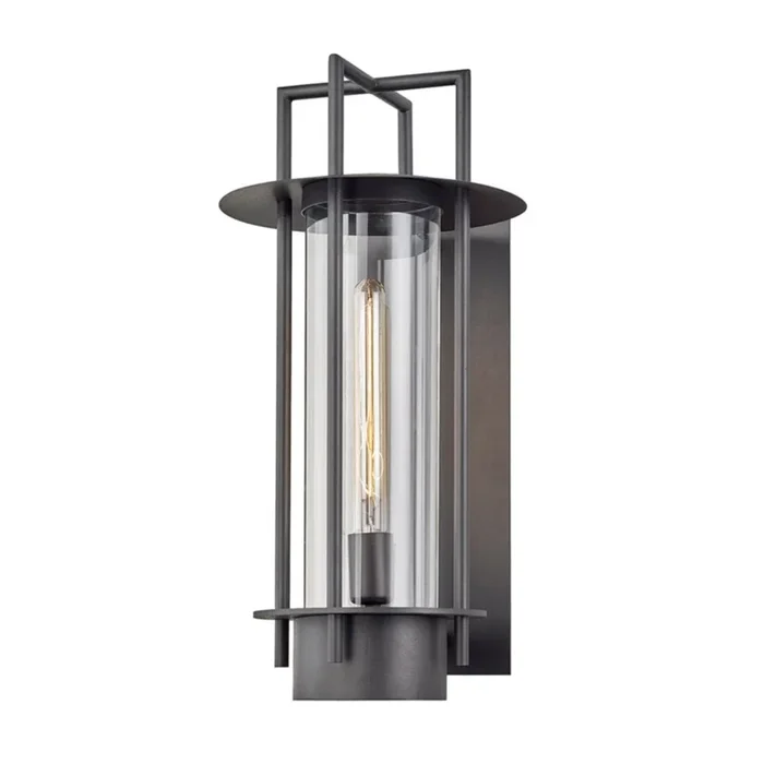 Carroll Park Wall Sconce 1-Light Outdoor LED in Textured Bronze 10.25L x 10.25W x 20.5HB6812-TBZ