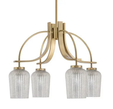 Cavella Four Light Chandelier (3924-NAB-4253)