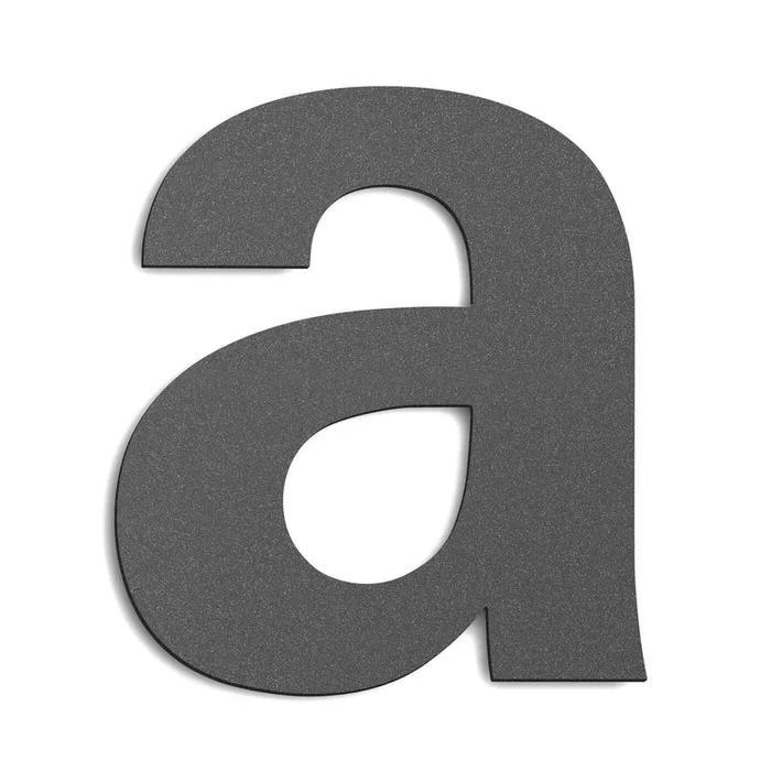 CMD a anthrazit Hausnummer Klein Edelstahl anthrazit