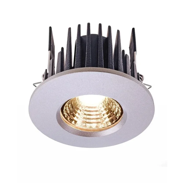 COB 68 IP65 gebouwd -in de schijnwerpers rond zilver 6.5W Ø7,8 cm 2700K dimable
