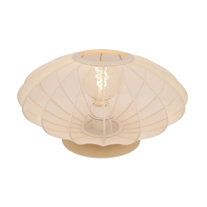 CORINA Tischlampe Ø 40 cm 1xE27 Beige
