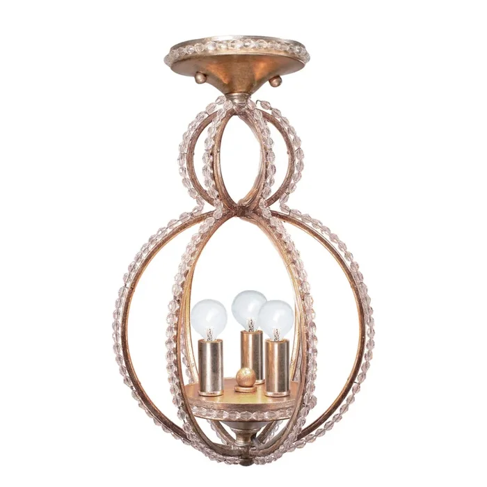 Crystorama 6760-DT_CEILING Garland Ceiling Mount in Distressed Twilight6760-DT_CEILING