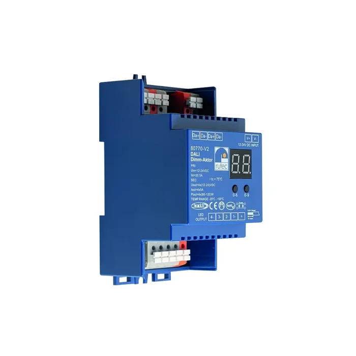 DALI-2 Push Dimm-Aktor DC REG DALI-2 DT6 f�r 12/24V, einfarbig