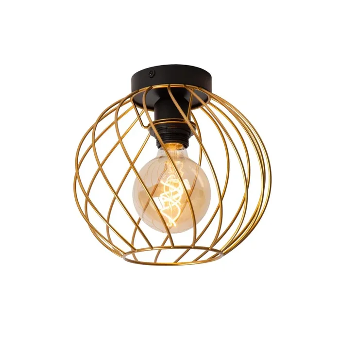 DANZA Deckenleuchte Ø 25 cm 1xE27 Mattes Gold / Messing