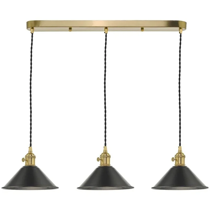Dar Lighting HADANO HAD3640-02 Pendelleuchte 3x40W/E14