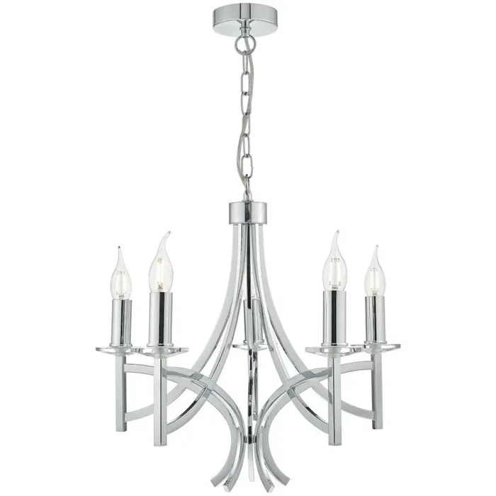Dar Lighting LYON LYO0550 Kronleuchter 5x40W/E14 IP20